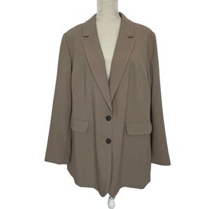 Eloquii Suiting Career Blazer Jacket Women’s Plus Size 22 Two Button Front